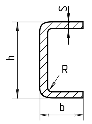 Швеллер гнутый по ГОСТ 8278–83