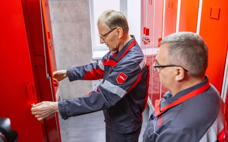 Завод «Запорожсталь» продолжает реконструкцию бытовых помещений для рабочих