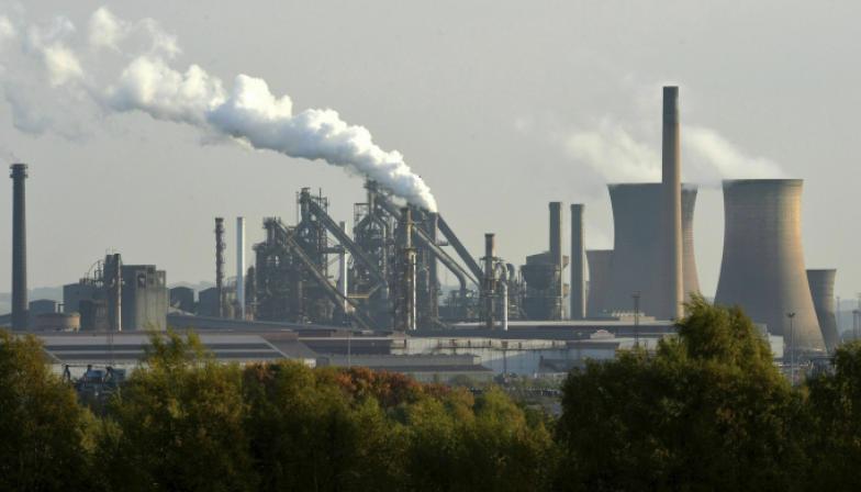 металлургический завод в Сканторпе, в настоящее время принадлежащий British Steel
