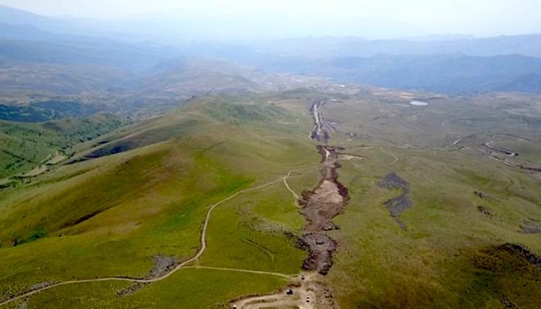 Амулсарский золотой проект расположен на гористом юге Армении.