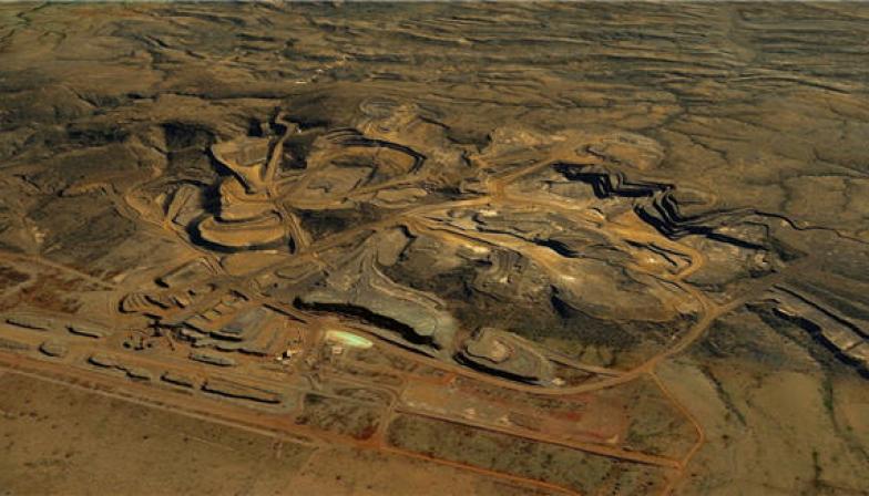 BHP Jimblebar Mine in Western Australia.