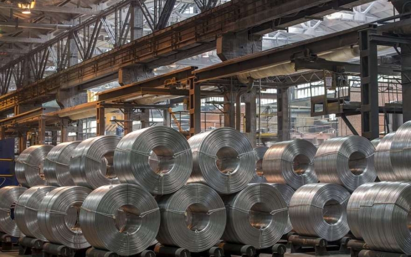 The production of aluminum in China over 8 months increased by 2.2% to 30.1 million tons